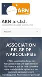 Mobile Screenshot of narcolepsie-cataplexie.be